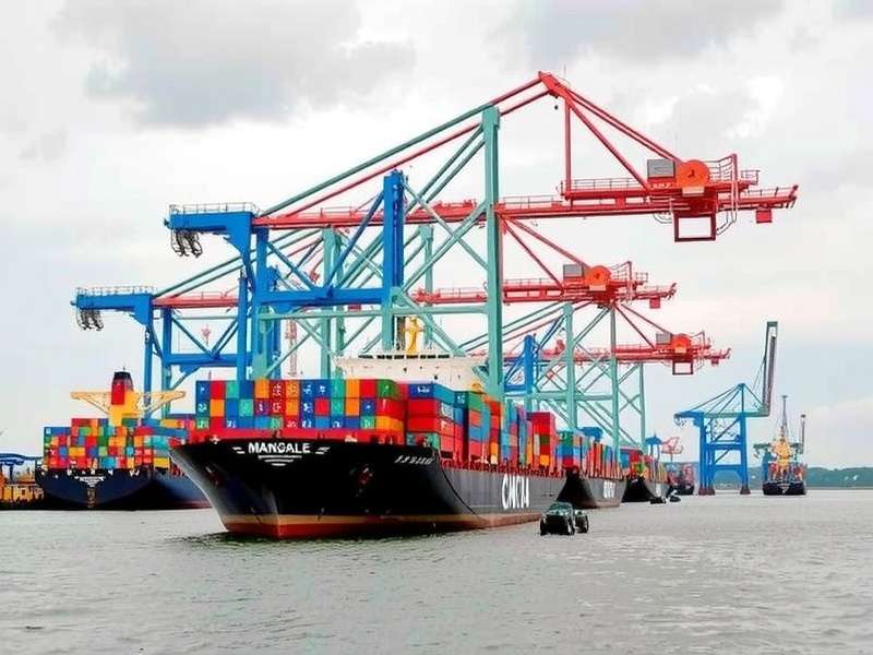 Mangalore Port Tycoon Pro Gameplay Screenshot - Port Management Interface for Indian Players